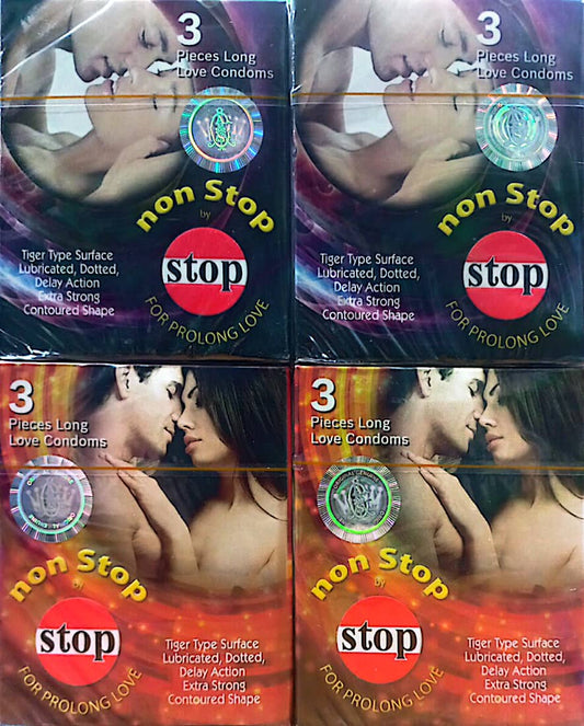 Non stop condoms.   for prolong love